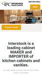 Mobile Screenshot of interstockcabinets.com