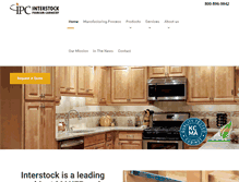 Tablet Screenshot of interstockcabinets.com